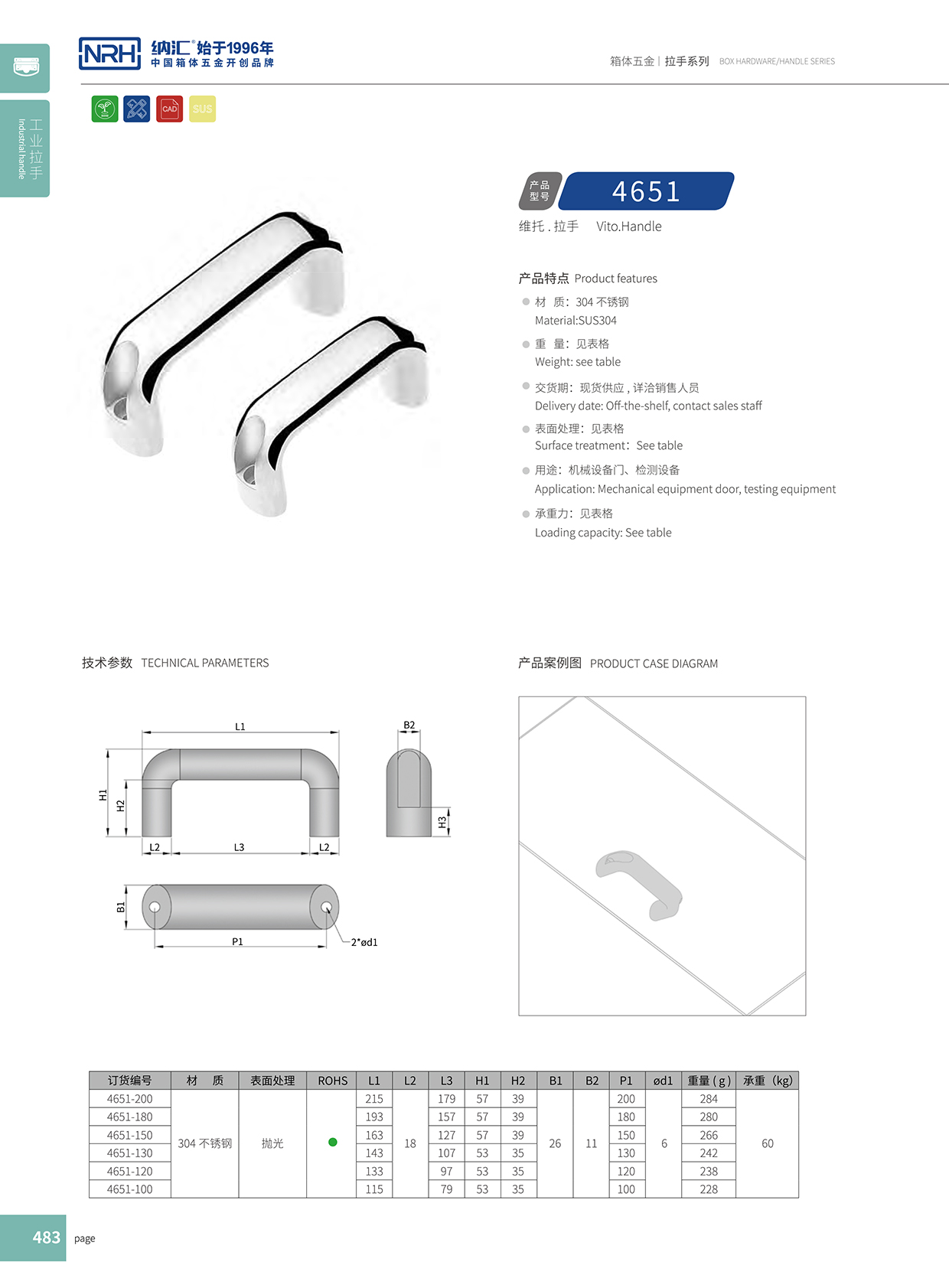 香蕉成人网站视频/NRH 4651-114 工具箱把手